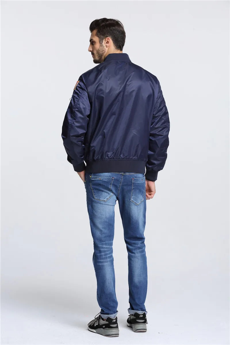US Air Force Pilot Flight Korean College Jacket For Men