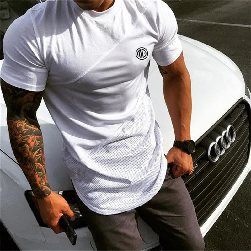T shirt bodybuilding fitness men