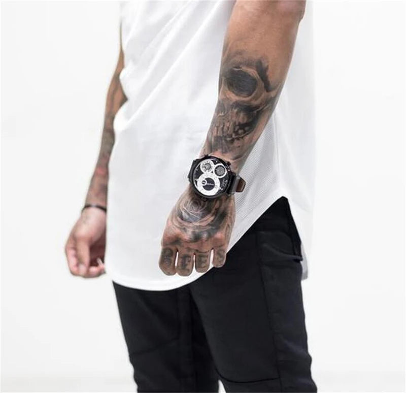 T shirt bodybuilding fitness men